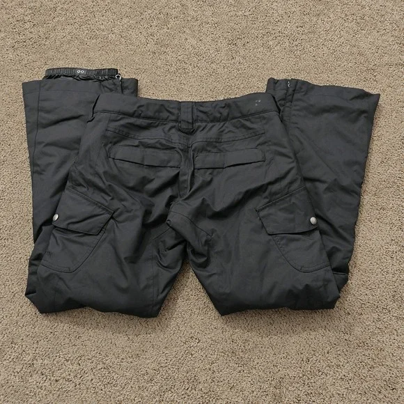 Burton Dryride Womens Small Black Snowboard  Cargo Pants Insulated Winter Sport - Picture 3 of 9
